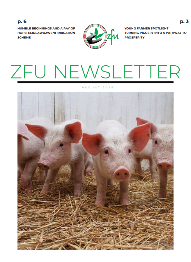 Cover of ZFU Newsletter August Issue